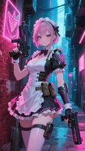 戦闘メイドちゃん❤️ — 美波💕さんのAIイラスト