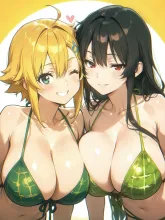 あなたはどちらのメロンに挟まれたい? — だいさんのAIイラスト