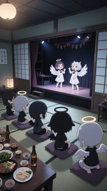 静かな忘年会