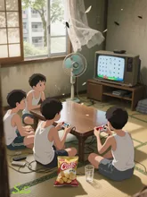 昭和団地の夏休みの日常