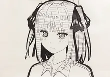 五等分の花嫁の中野二乃ちゃん描いてみた