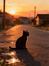 故郷-いつも そこに いる ネコ