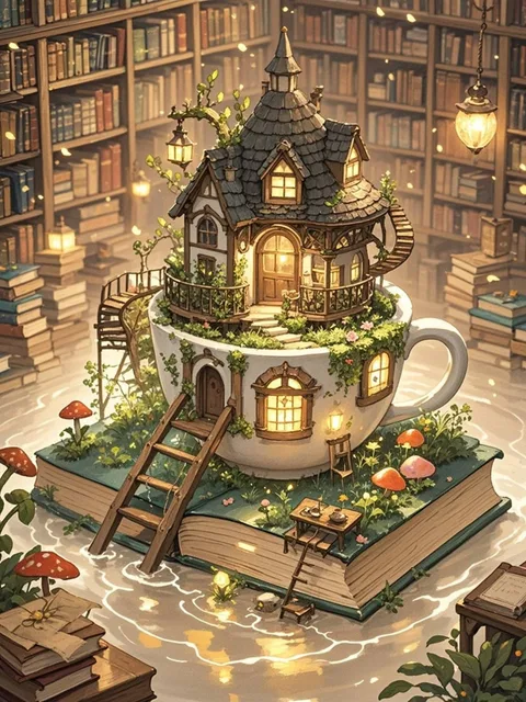 The house in book