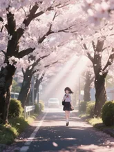 春の帰り道