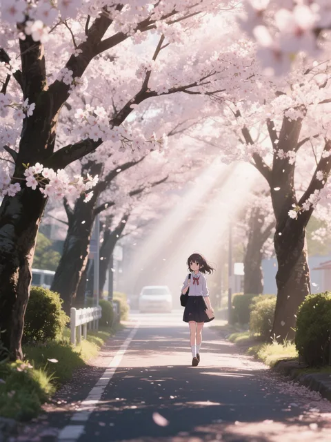 春の帰り道
