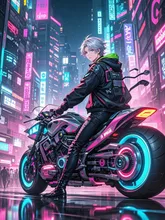未来ヤンキー — いであ(IDEA SHELTER)さんのAIイラスト