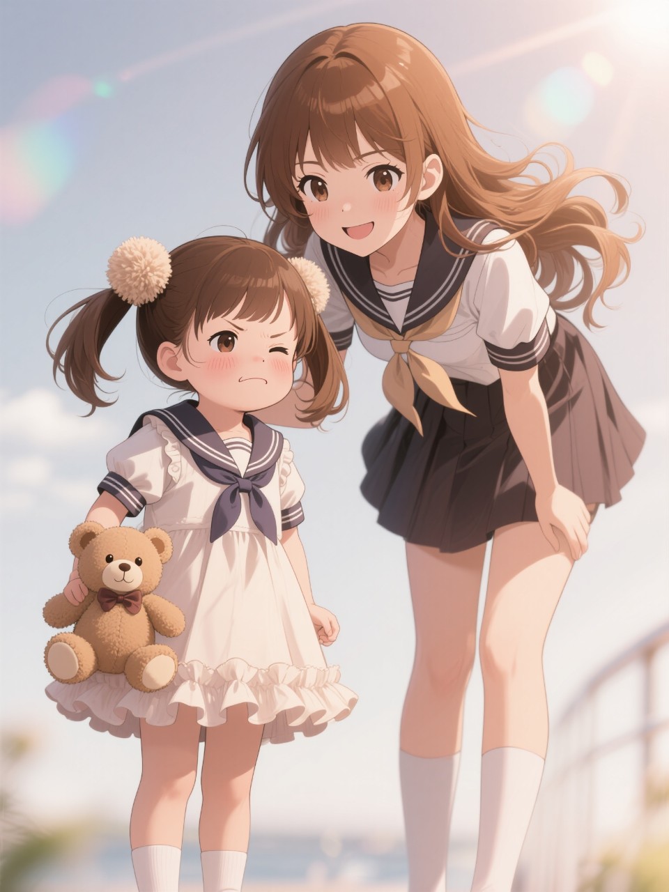 怒る妹ちゃん♪(꒪ˊ꒳ˋ꒪)
