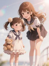 怒る妹ちゃん♪(꒪ˊ꒳ˋ꒪)