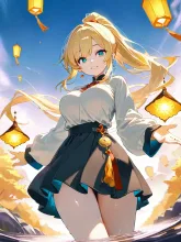 灯籠に願いを乗せて