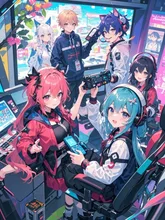🌟イベント 第47弾·AIが描いた春の運動会のお祭りです の投稿作品