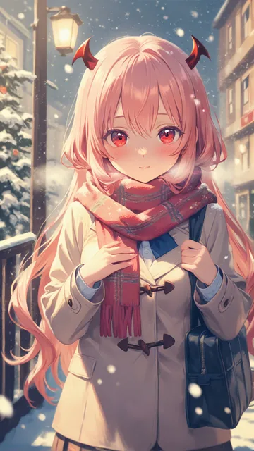 初雪の悪魔ちゃん