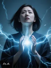覚醒！電気を操れるようになった女性 — m.a.さんのAIイラスト