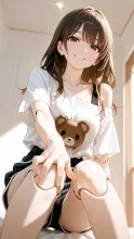 人形 vs 生身·動かないほうは の投稿作品