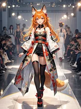 Eared Maiden's Fusion Fashion Stride
