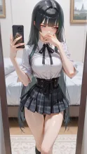 制服と超ミニスカート — voceさんのAIイラスト