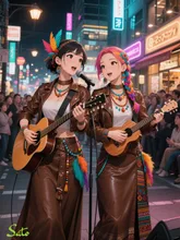 ストリートミュージシャン