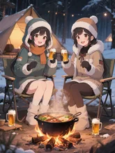 キャンプ鍋💖誰か来ない😁