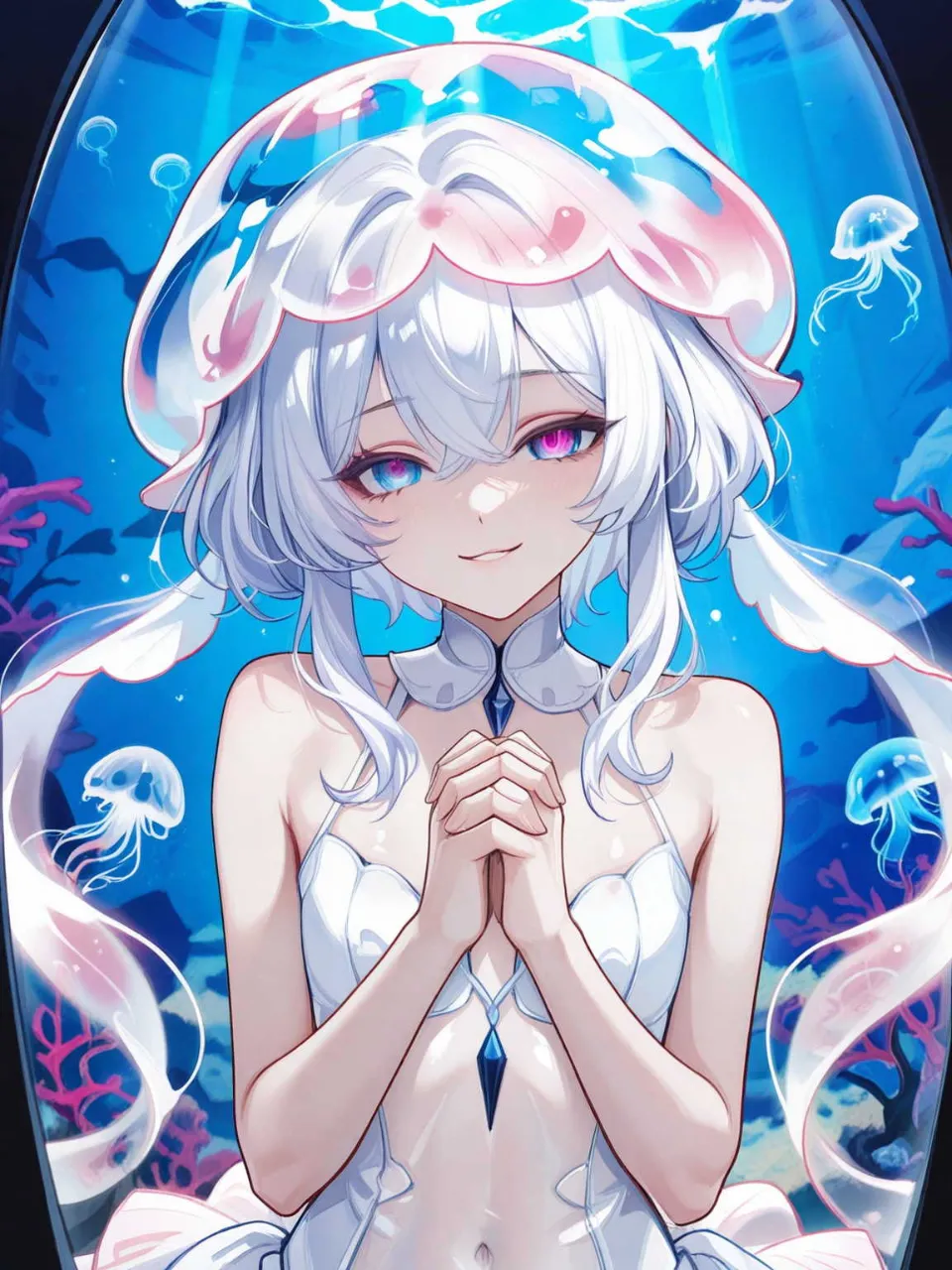クラゲ娘 — 湯豆腐氷菓さんのAIイラスト