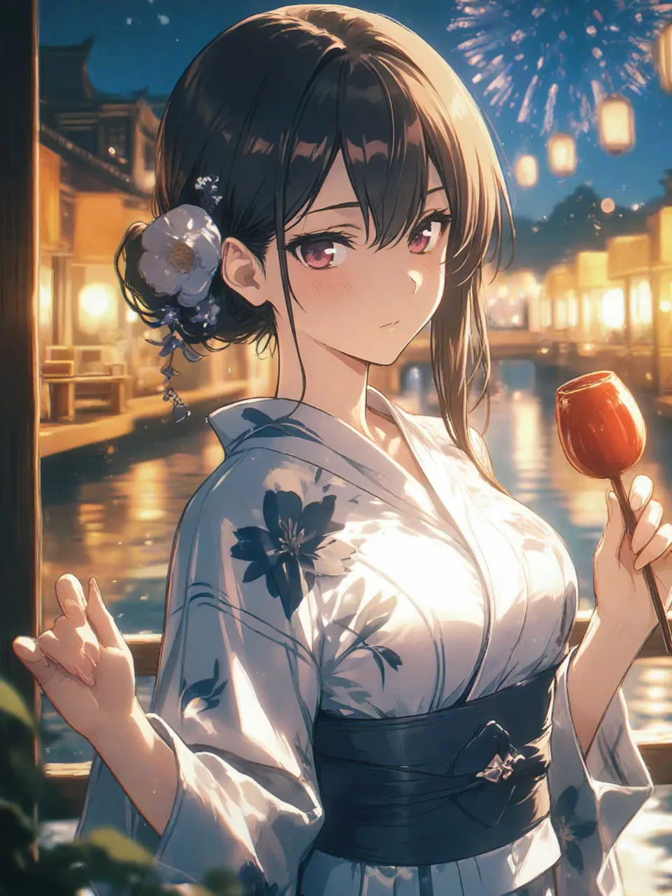 AIで浴衣デート💕