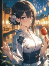 AIで浴衣デート💕