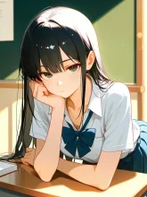 学校 — ちぽちぽさんのAIイラスト