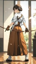 弓道部の彼女·凛と引き絞る、一瞬の美 の投稿作品