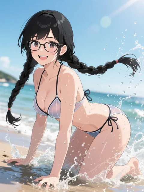 「穂蔵 灯子(ほのぐら とうこ)」の水着撮影