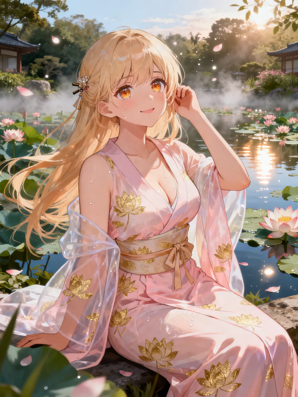 蓮池の陽子②