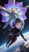 宇宙に咲いた希望の花