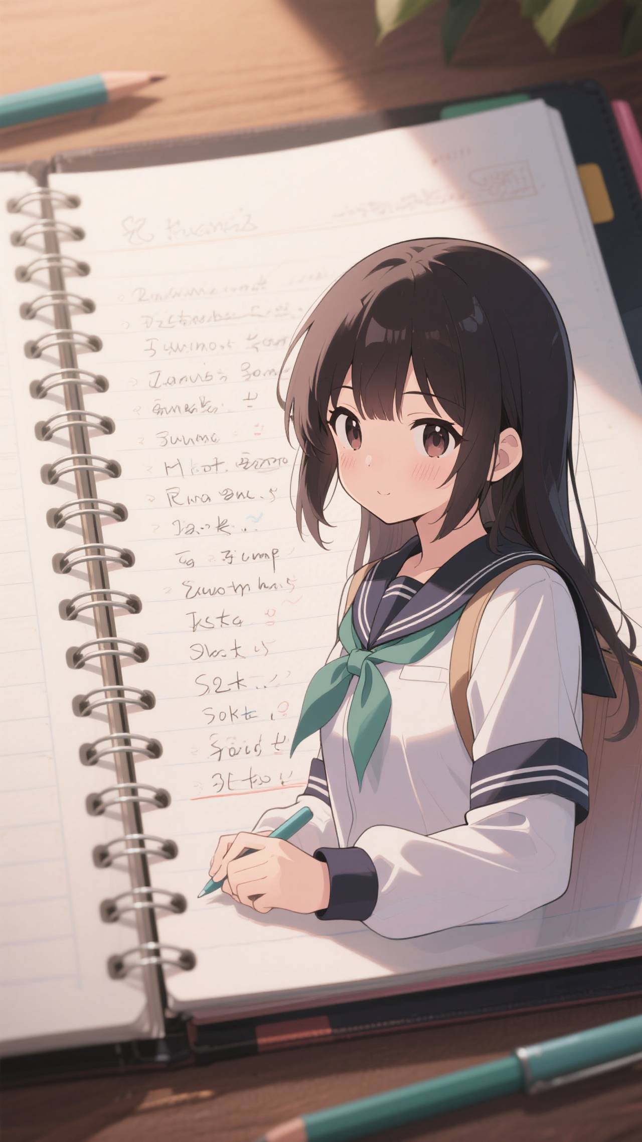 little old school writing