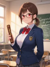 菜摘の卒業式。