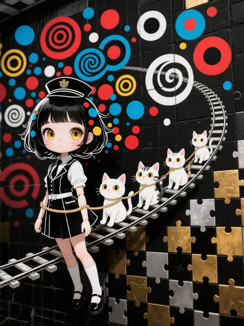GO-UP ART 【Neither】Peraly: Train.