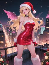 Fierce Gal Santa Queen Ruling the Night