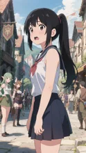 異世界に飛ばされた女子高校生