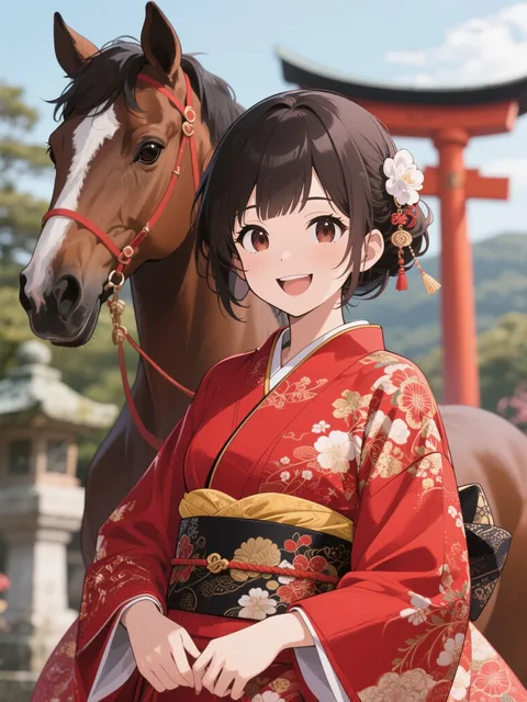 午年ですね。