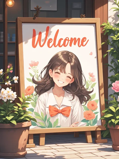 看板娘