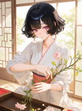 生け花·一輪に込める静寂 の投稿作品
