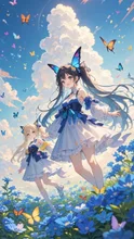 蝶の舞い