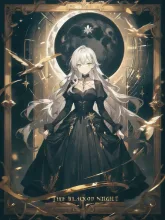 黒い月と金の夜