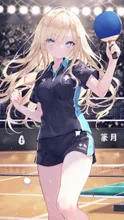 卓球少女