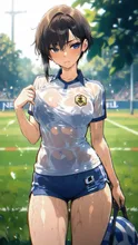 汗　かいた — サクラパフェさんのAIイラスト