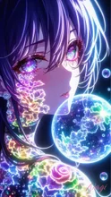 シャボン玉と交わる