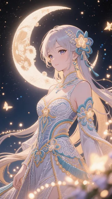 moon is in women form...embroi… - 🌟 イベント 第153弾