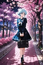 架空春制服コレクションNo.39(ゆきめ) — なごごさんのAIイラスト