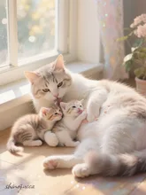 おかあにゃんおにゃかすいた～