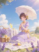 ラベンダーの丘·初夏チャレンジ の投稿作品