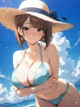 「海…来てよかった❤️」