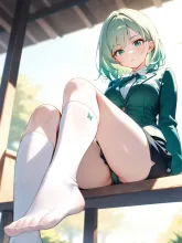 ソックスの稚奈。