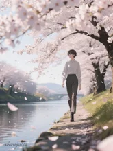 桜吹雪、冬