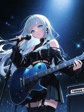 ギタリスト — ハニカさんのAIイラスト